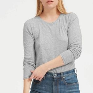 EVERLANE Slim Cotton Long-Sleeve Shirt